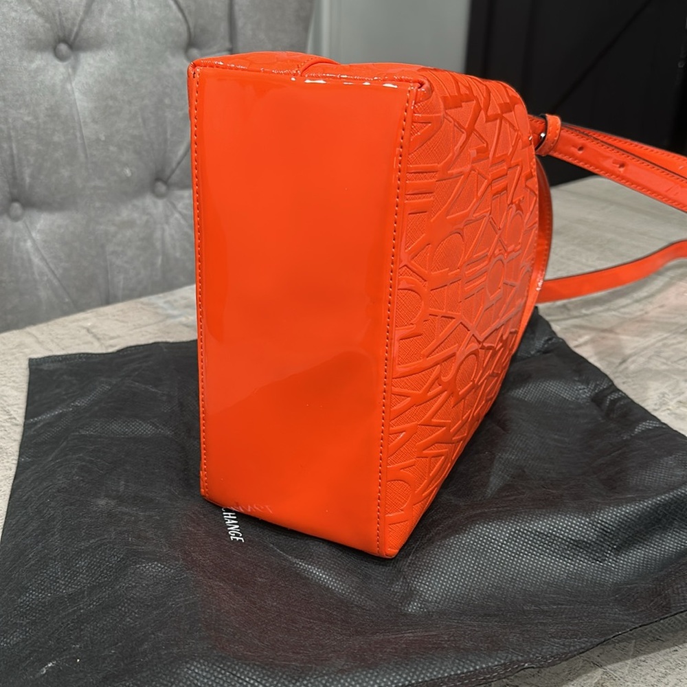 Armani Exchange Vibrant Orange Mini Bag - Picture 6 of 7